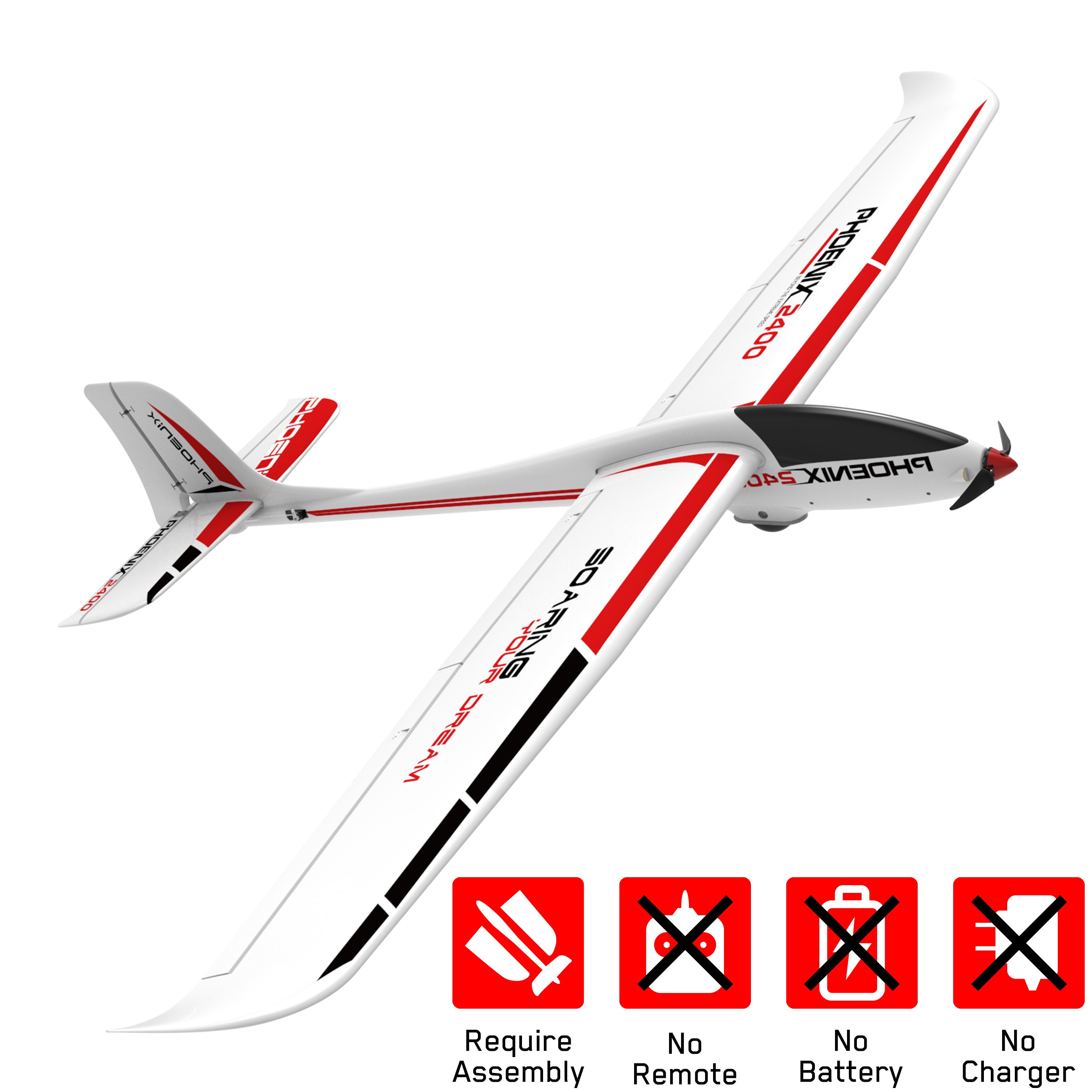 PNP RC Aircraft Brushless 4023/1050KV Brushless 40A Professional Level Glider