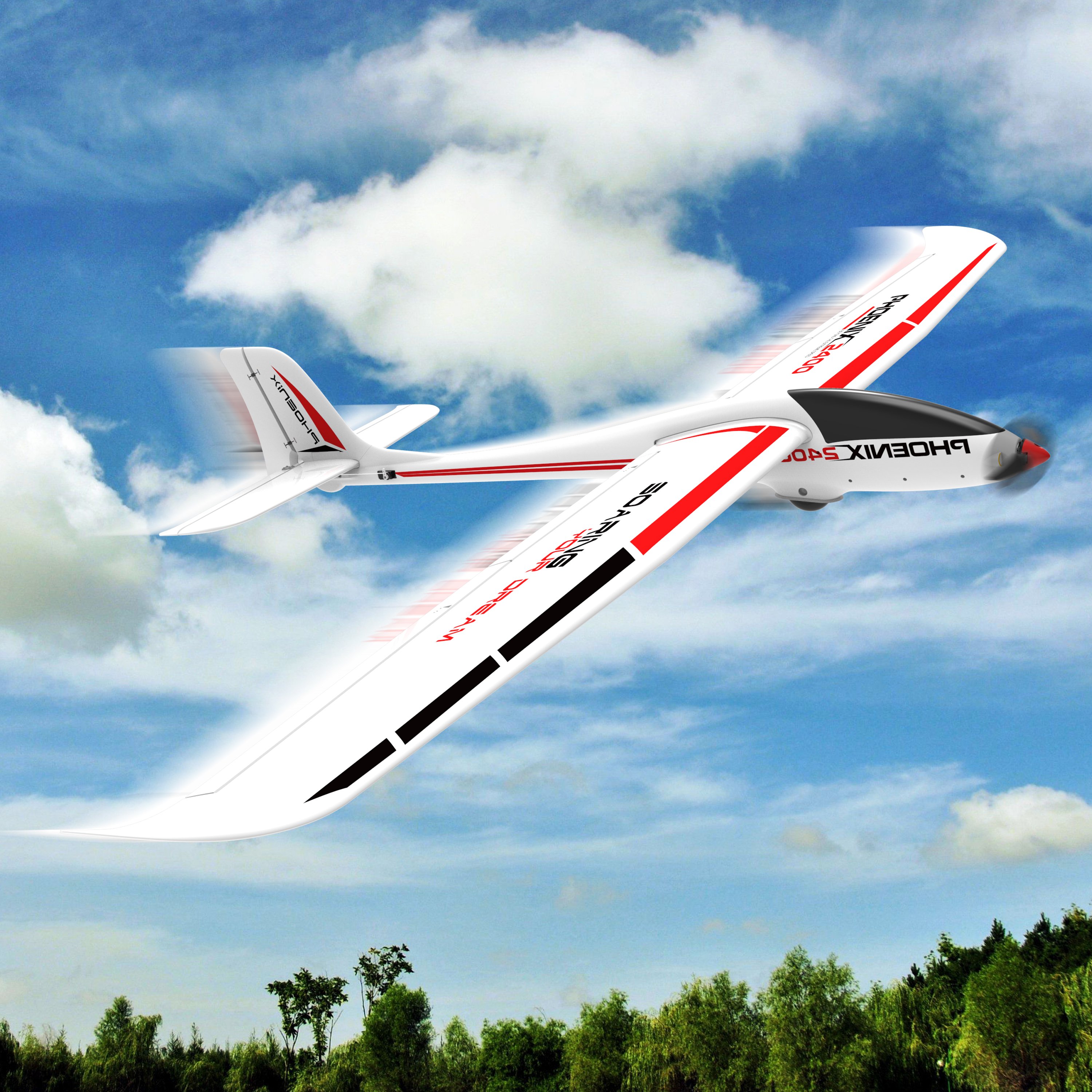 PNP RC Aircraft Brushless 4023/1050KV Brushless 40A Professional Level Glider