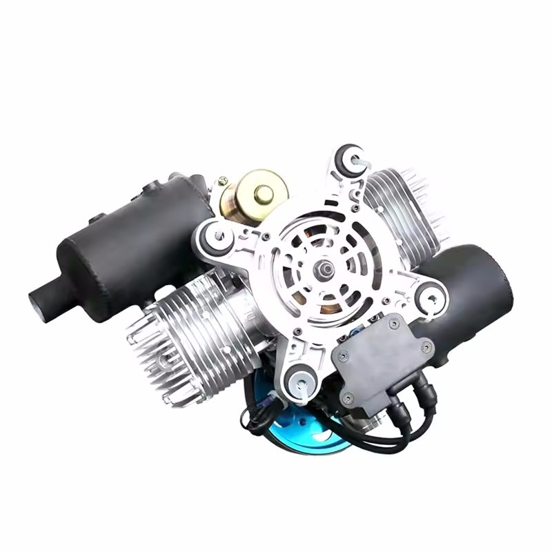 120CC double-cylinder fixed-wing aircraft model special gasoline multi-cylinder engine UAV oil-powered aircraft 120CC engine