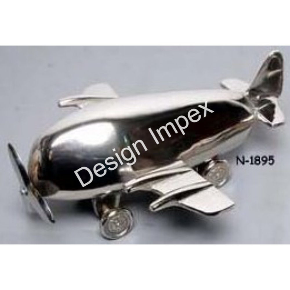 Nickel Plated Boeing Aircraft Model Desk And Showcase Display Easy Portable Elegant Airplane Models In Customized Size