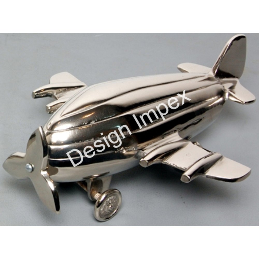 Nickel Plated Boeing Aircraft Model Desk And Showcase Display Easy Portable Elegant Airplane Models In Customized Size
