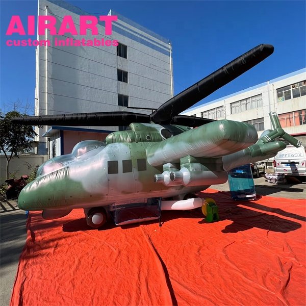 Inflatable Helicopter Balloon Inflatable aircraft Model For Decoration