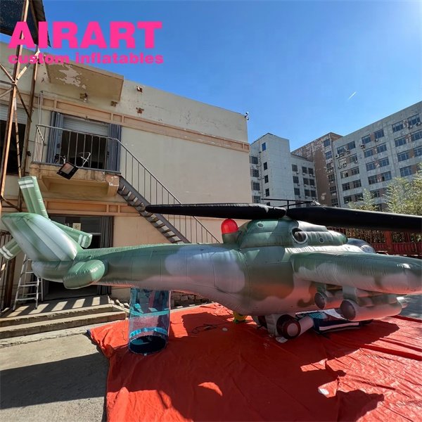Inflatable Helicopter Balloon Inflatable aircraft Model For Decoration