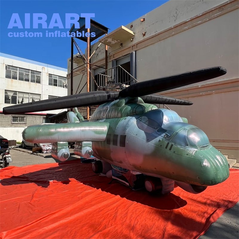 Inflatable Helicopter Balloon Inflatable aircraft Model For Decoration