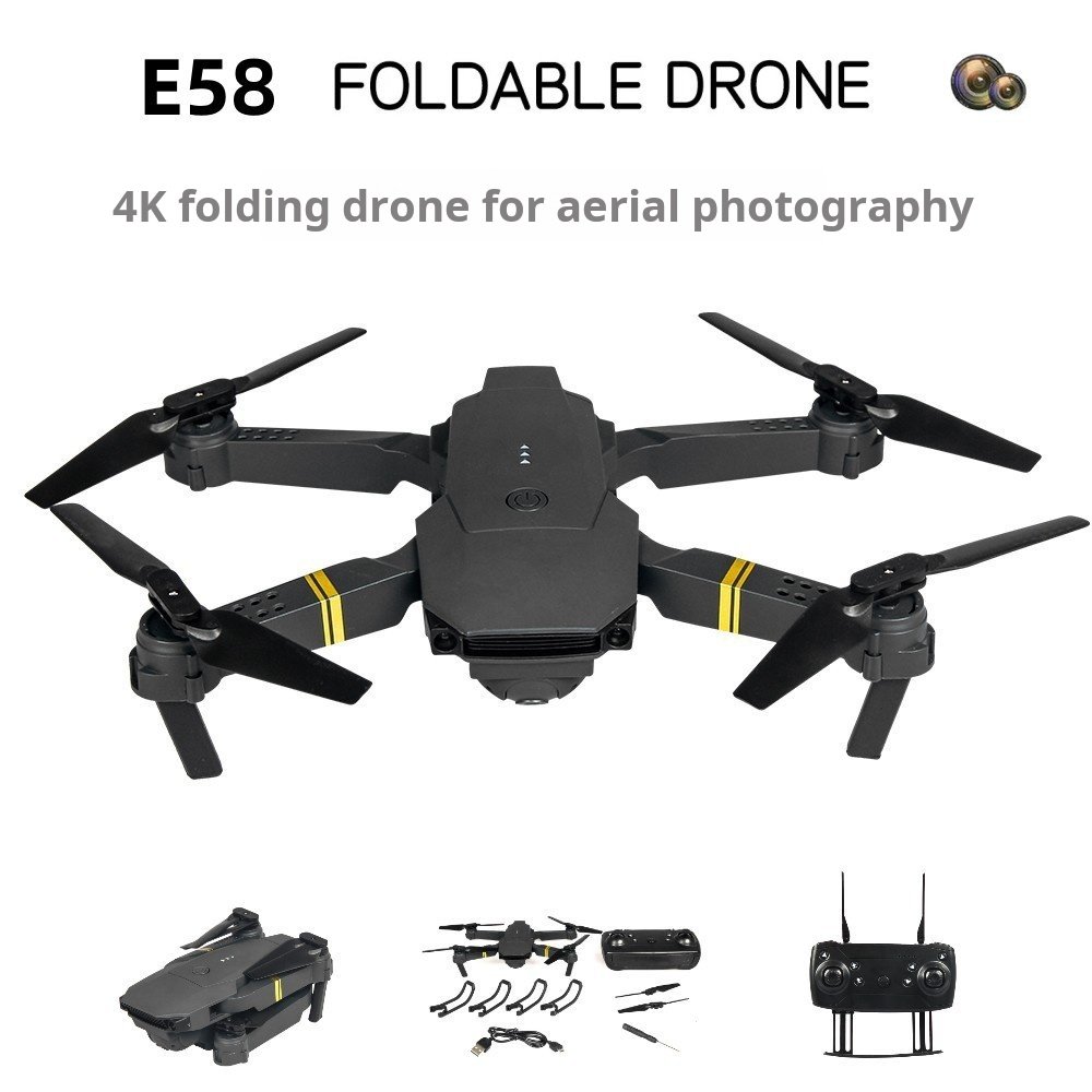 Cross-border E58 UAV folding four-axis aircraft GD88 Remote control aircraft air pressure fixed height S168 Aerial photography