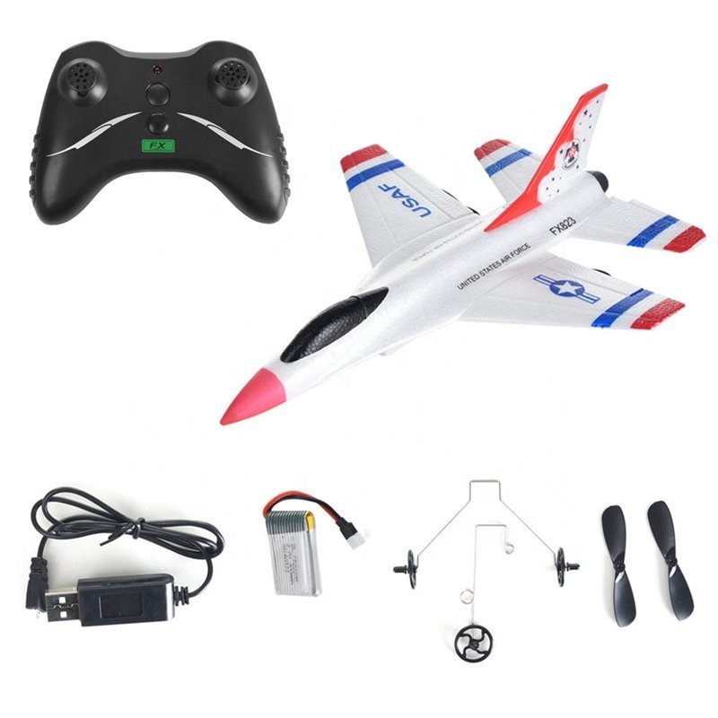 Zhengguang FX-823 2CH Glider Aircraft 2.4G 2CH EPP RC Flight Airplane Foam Rc Airplane Children Toys Easy-to-operate Aircraft