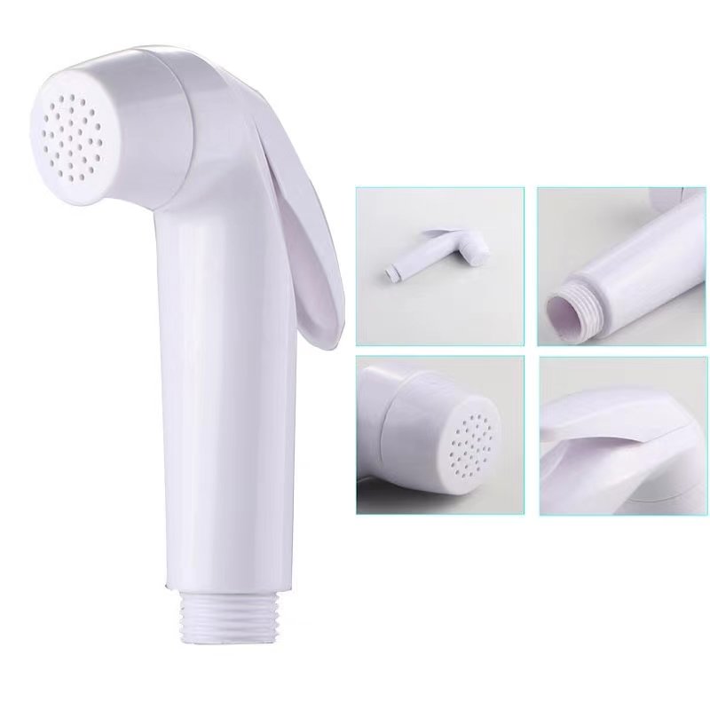 White PP Plastic Handheld Woman Washer Set Toilet Companion Pressurized Spray Gun Cleaner Small Flower Sprinkler Bidets Product