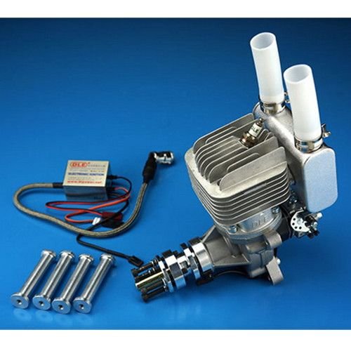 DLE55RA 55cc Single Cylinder 2-Strokes Engine oil powered aircraft RC Airplane Two Strokes Side Exhaust Multi-rotor VTOL DIY