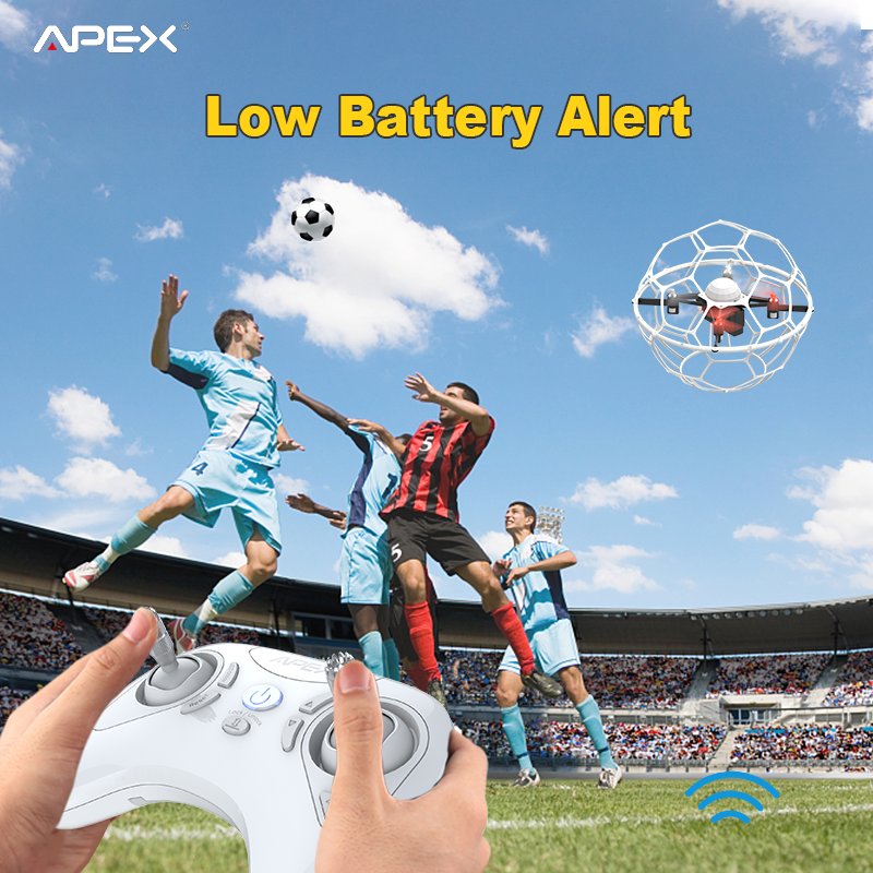 Soccer drone Children's toy aircraft quadcopter remote control competition primary and secondary school students education drone