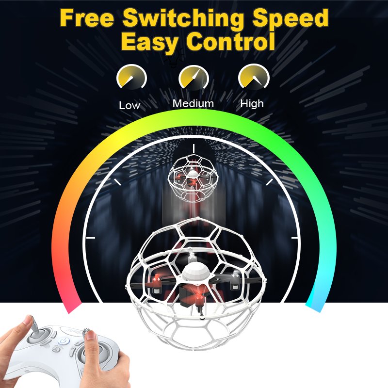 Soccer drone Children's toy aircraft quadcopter remote control competition primary and secondary school students education drone