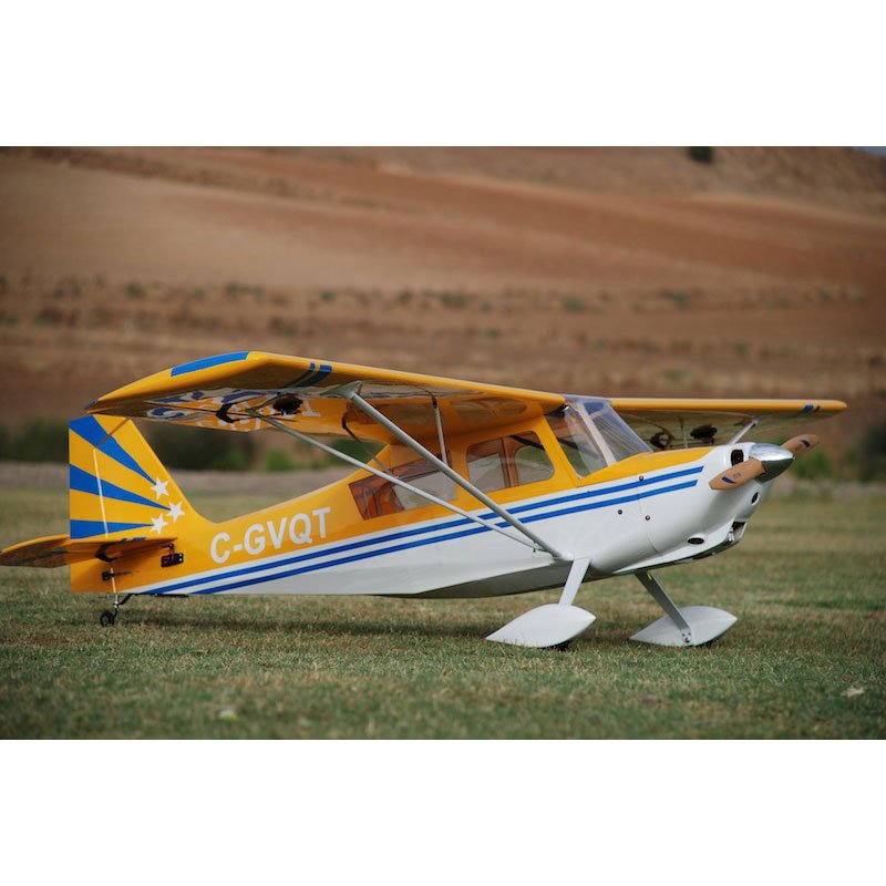 ARF gasoline gas airplane Balsa wood wooden fixed wing remote control airplane