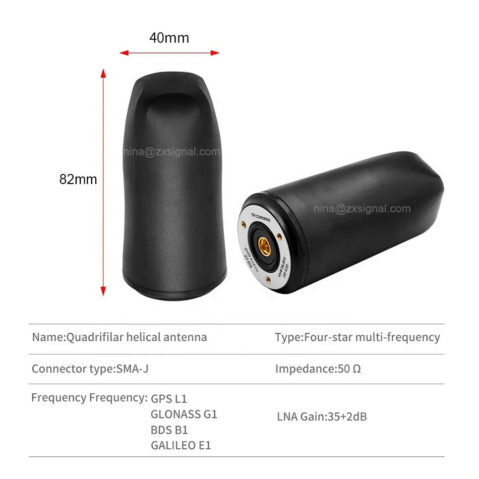High-precision Helical Antenna L1 L2 L5 UAV RTK Measurement Robots GPS Beidou Galileo Glonass Unmanned Driving Gnss Gps Antennas