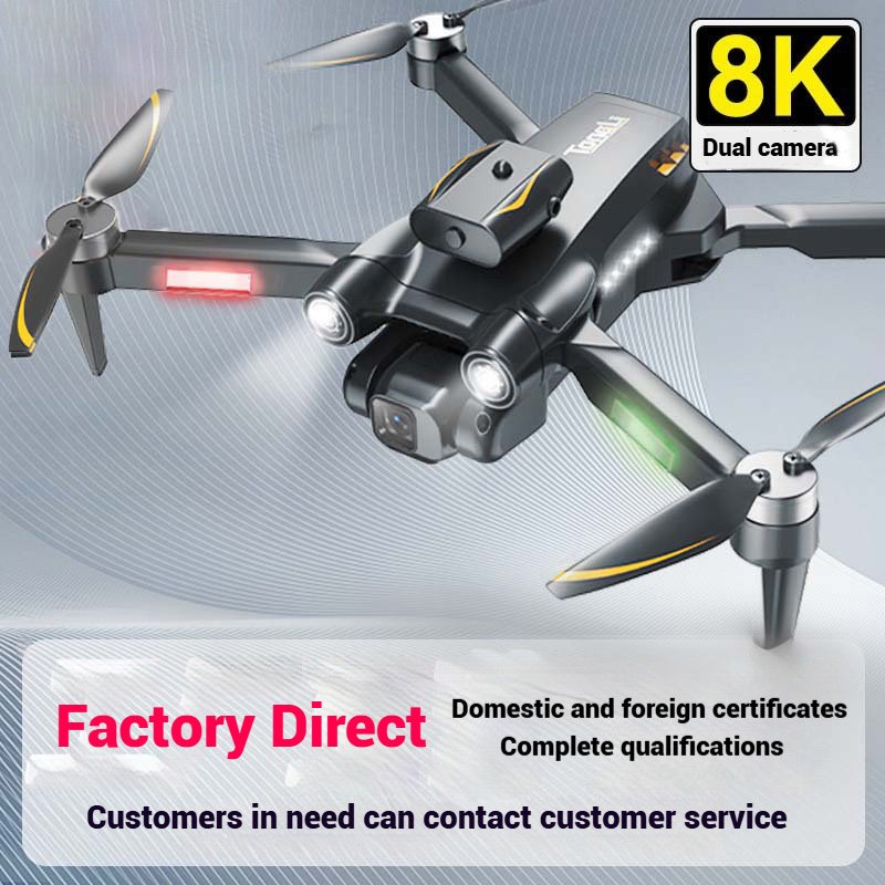 M2 Drone for Beginners - WiFi, Dual Cam, 3-Axis Gimbal, GPS, Foldable