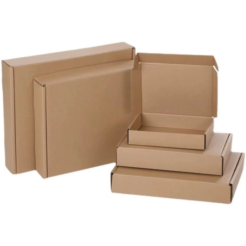 High Quality Spot Aircraft Carton Durable Kraft Paper Corrugated Board Packaging Custom Wholesale for Mail Shipping Gift Use