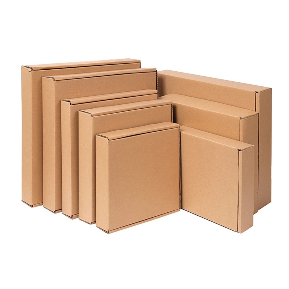 High Quality Spot Aircraft Carton Durable Kraft Paper Corrugated Board Packaging Custom Wholesale for Mail Shipping Gift Use
