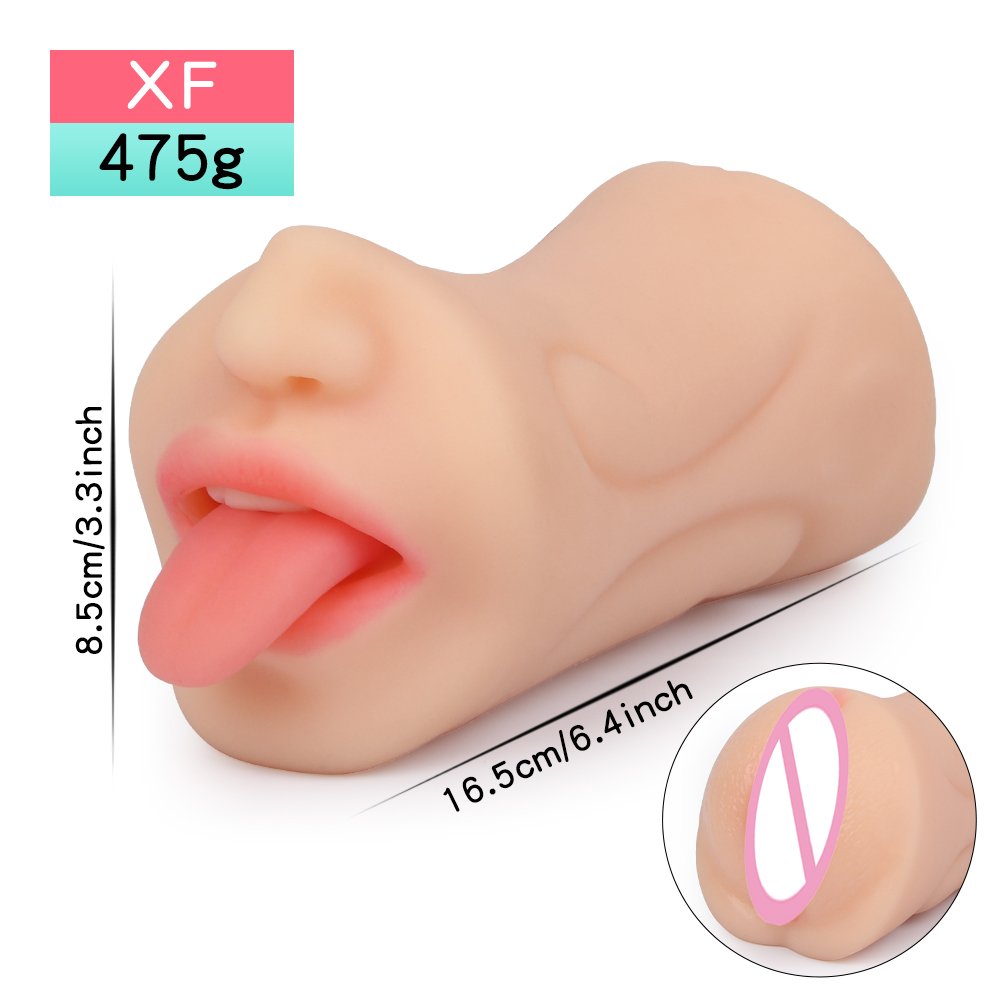 XISE Male Masturbation Device TPE Material Sex Toy with Soft Touch Easy Clean Elastic and Odorless Oral Massage Private Life