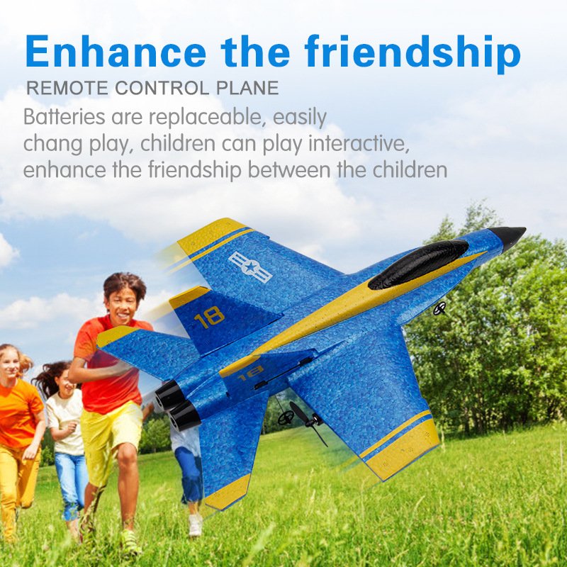 HOT FX-828 Airplane 2.4G 2CH F18 Strike Fighter Hornet RC Glider EPP Foam Toys Remote Control RC Plane RTF RC Airplane Toy