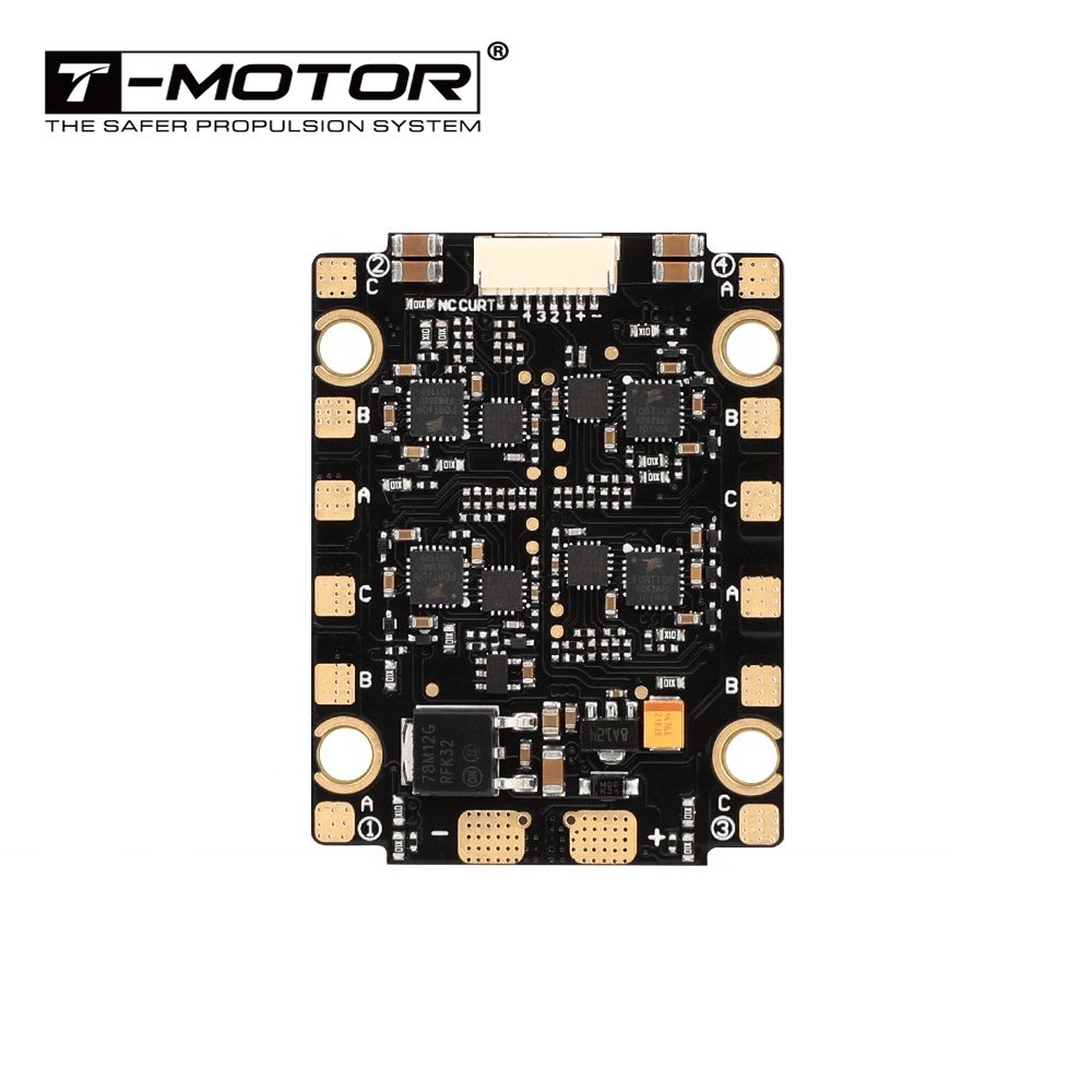 T-MOTOR Flight Controller F4 V3S Plus FC + 60A 4in1 BLheli_S ESC Stacks 30.5*30.5mm For RC FPV Racer Drone
