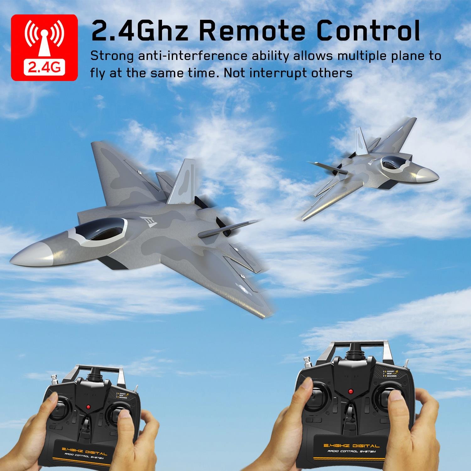 Free Delivery F22 400 4CH Uper Light Small One-key Aerobatic Aircraft Mixed Channel control