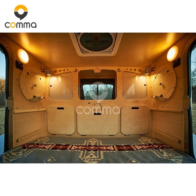 OTR Eco-friendly 4x4 rv van mini motor home stainless steel teardrop camper