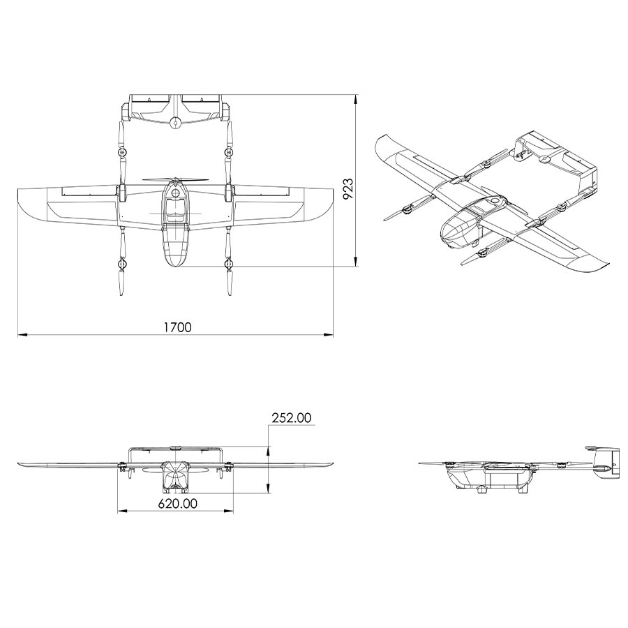 New Arrival 1700 Fpv Drone for helping home security