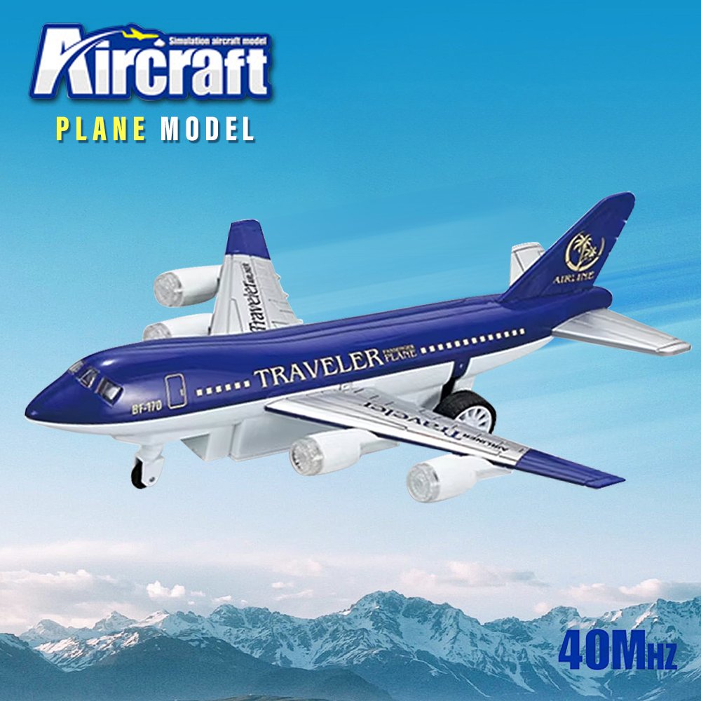 Plastic Remote Control Passenger Jet Aircraft 4 Channel Travel Airliner rc airplane toys air plane model rc plane toys