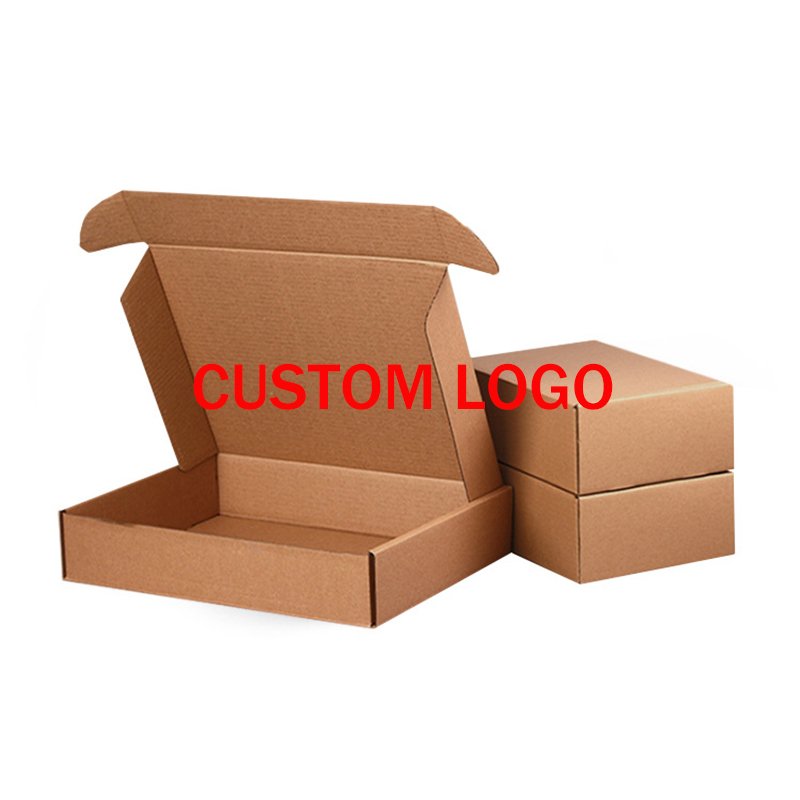 Private Label Full Print Easy Tear Line Aircraft Corrugated Paper Packaging Box Self Sealing Mailer Box Safe Shipping