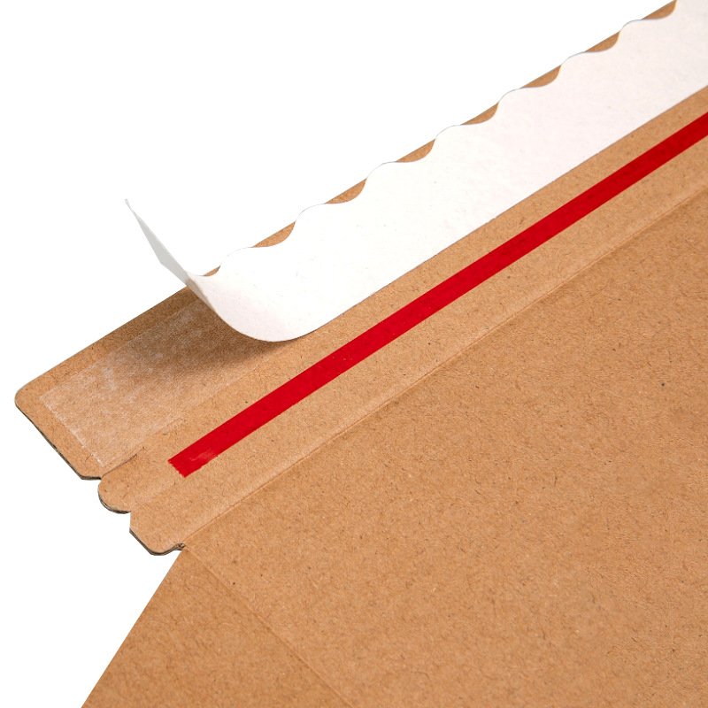 Private Label Full Print Easy Tear Line Aircraft Corrugated Paper Packaging Box Self Sealing Mailer Box Safe Shipping