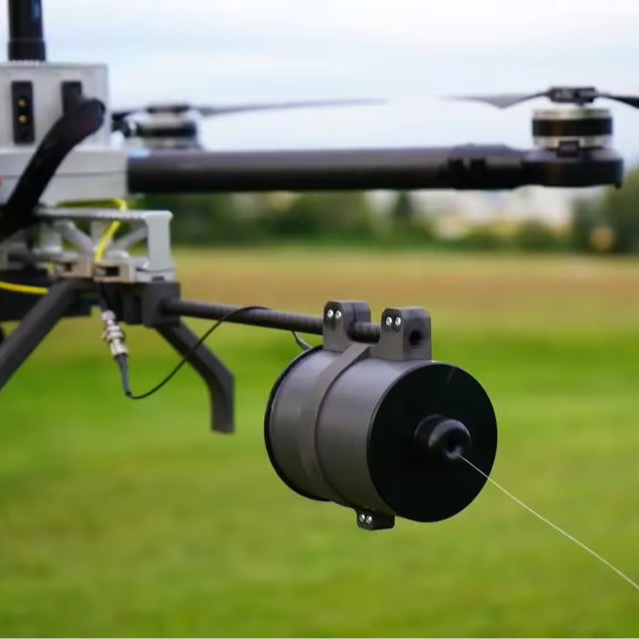 Optical Fiber Image Date Module For FPV 0.5mm 0.6mm Fiber 3km 5km 10km Option Drone UAV Fibre Optic Communications