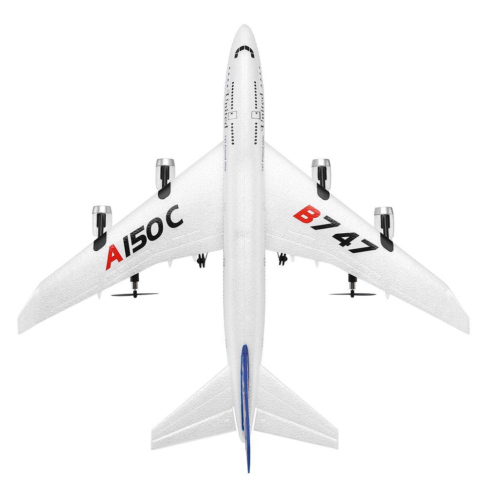 HOSHI HOT Wltoys XK A150-C Airplane B747 BOYIN 747 510mm Wingspan EPP 2.4GHz 2CH Dual Motor RC Airplane RTF Christmas Gift