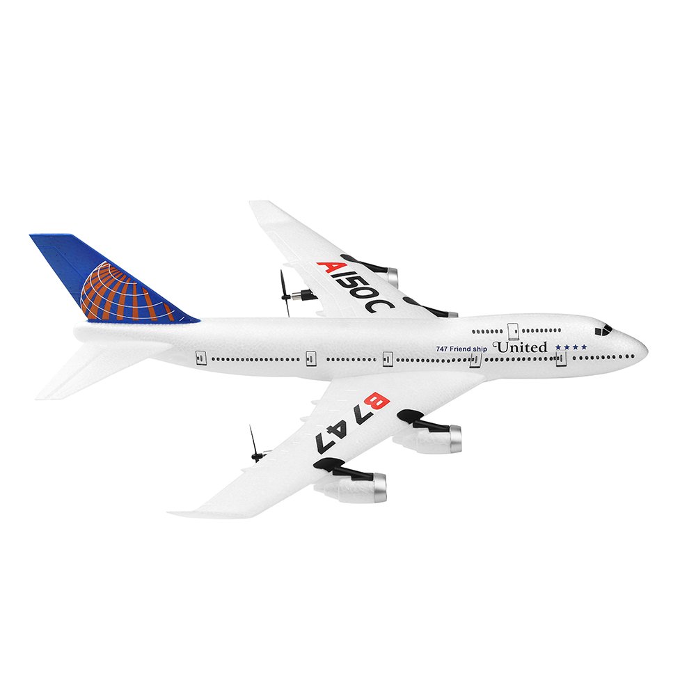 HOSHI HOT Wltoys XK A150-C Airplane B747 BOYIN 747 510mm Wingspan EPP 2.4GHz 2CH Dual Motor RC Airplane RTF Christmas Gift