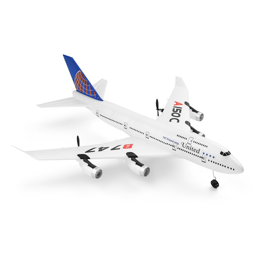 HOSHI HOT Wltoys XK A150-C Airplane B747 BOYIN 747 510mm Wingspan EPP 2.4GHz 2CH Dual Motor RC Airplane RTF Christmas Gift