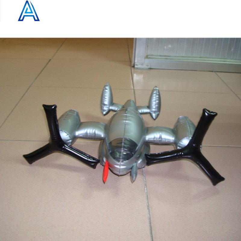 Environmental eco-friendly high quality durable PVC inflatable airplane helicopter aeroplane aircraft flight model