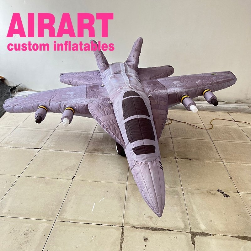 Floating Inflatable Fighter Jet Plane For Decoy