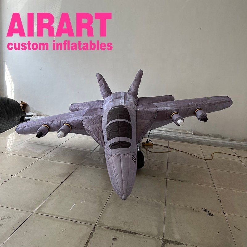 Floating Inflatable Fighter Jet Plane For Decoy