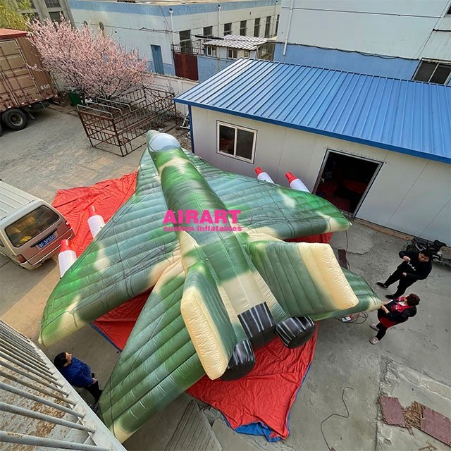 Floating Inflatable Fighter Jet Plane For Decoy