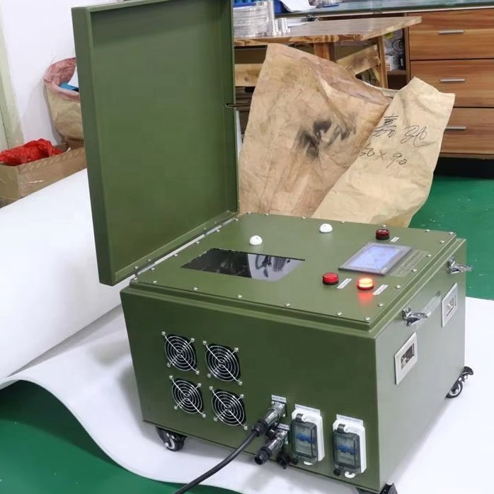 Large Emergency Tether UAV Power System Washing Tethered Drone With Power Wire Fiber Optic Cable For Fire-fighting