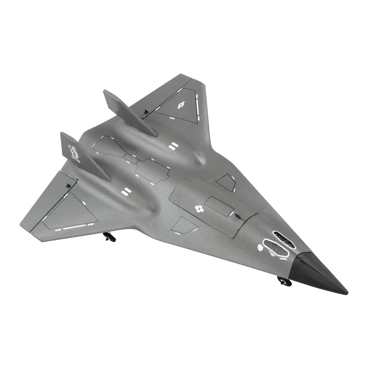 Factory FX9672 RC Plane SR72 Future Fighter Dual Channel Glider Four Channel Fixed Wing Model Remote Control FX9672 RC Plane