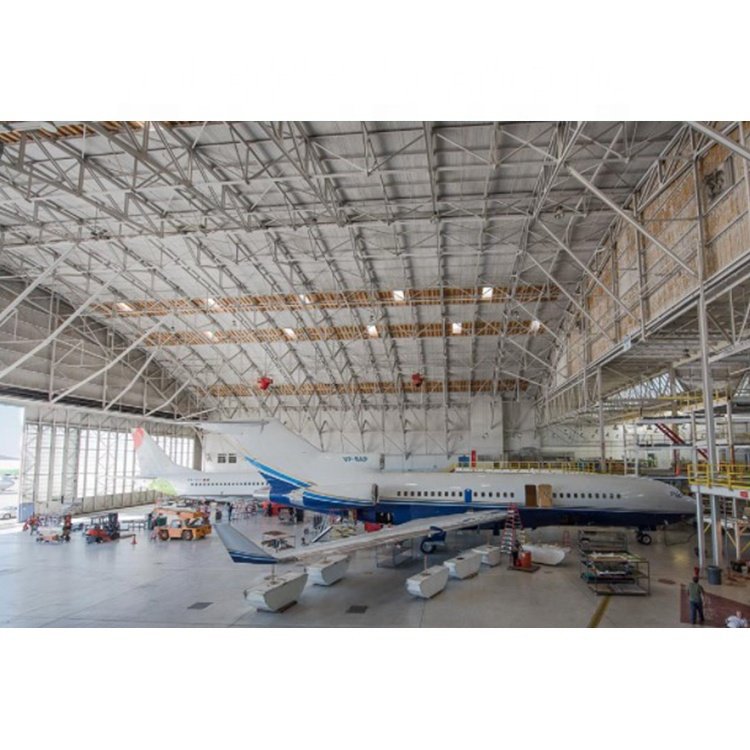 Steel Structure Space Frame Structure Airplane Hangar Construction