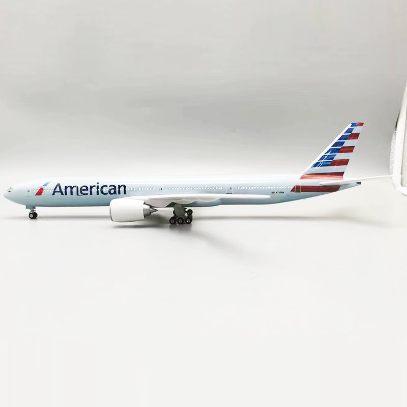 Customizable Model Airplane Boeing 777-300ER American Airlines 1/157 helicopter real aircraft Fashionable Decor Collection