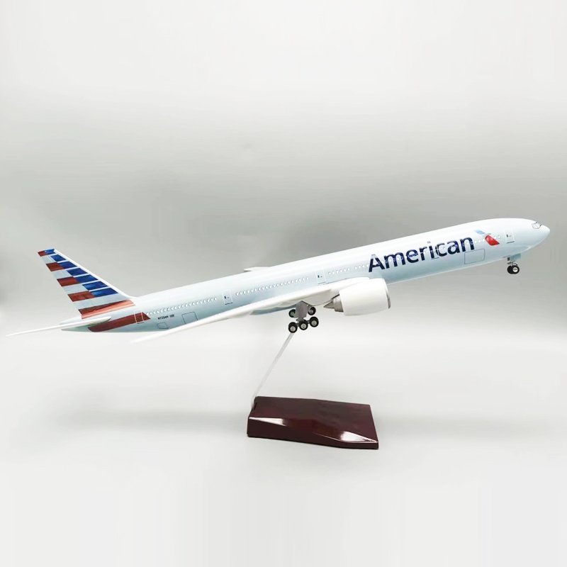 Customizable Model Airplane Boeing 777-300ER American Airlines 1/157 helicopter real aircraft Fashionable Decor Collection