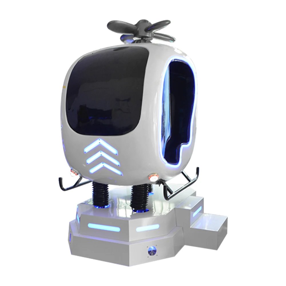 Virtual Reality Games Coin Operated Self-service 9D VR Plane Flight Simulator Helicopter