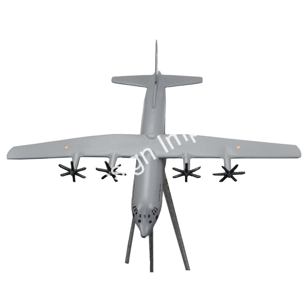 Cast Aluminium C130 Indian Aircraft Model Available In Low MOQ Unique C130 Giftware Airplane Models Grey Coated & Customize Size