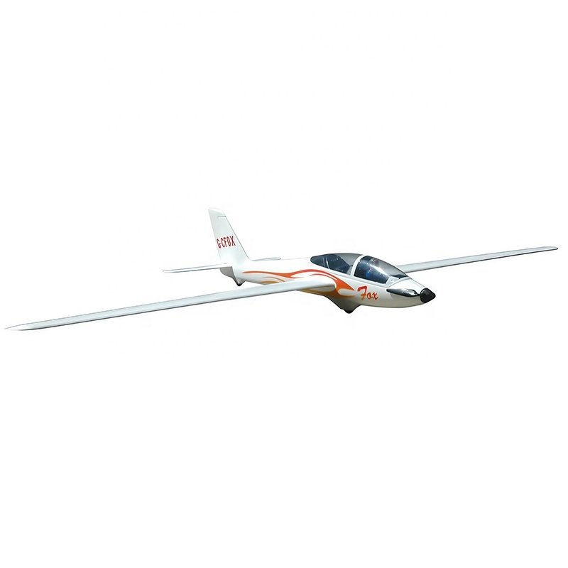 High Fly Times FMS FOX 2300mm Aerobatic EP Glider V2 PNP RC Plane with Carbon Composite Wing Easy Transport Design