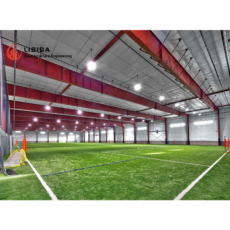 High Quality Industrial Steel Structure Building Factory Prefabricated Hangar Aircraft Prefab Steel Structure Sport Hall