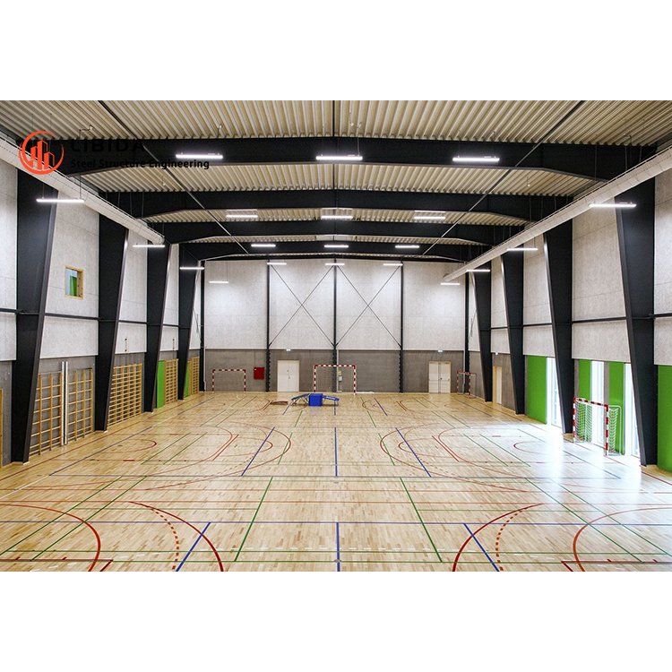 High Quality Industrial Steel Structure Building Factory Prefabricated Hangar Aircraft Prefab Steel Structure Sport Hall
