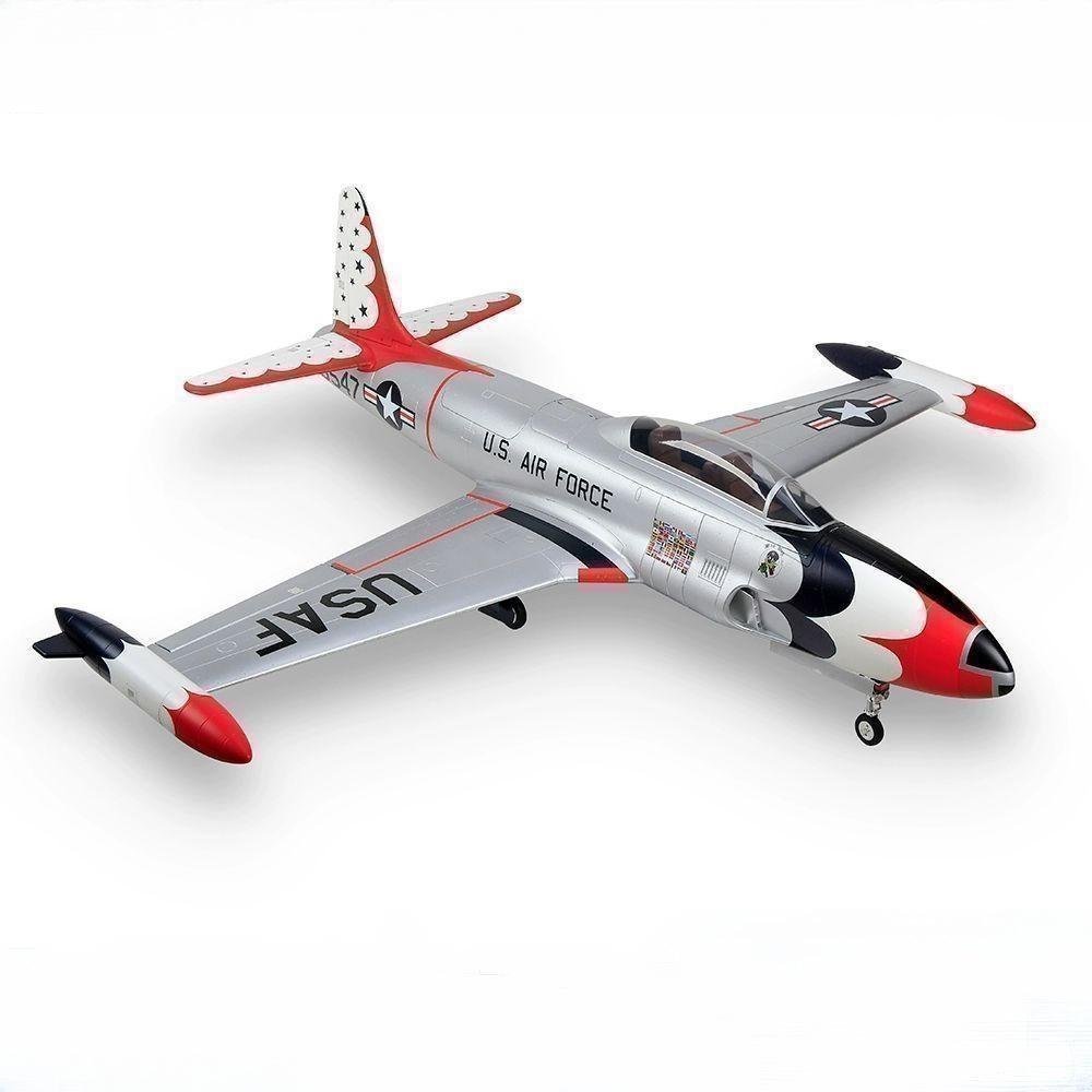 2018mm Jet-powered remote control fixed-wing aircraft KIT PNP T-33 Trainer Jet Turbine Version Thunderbird livery
