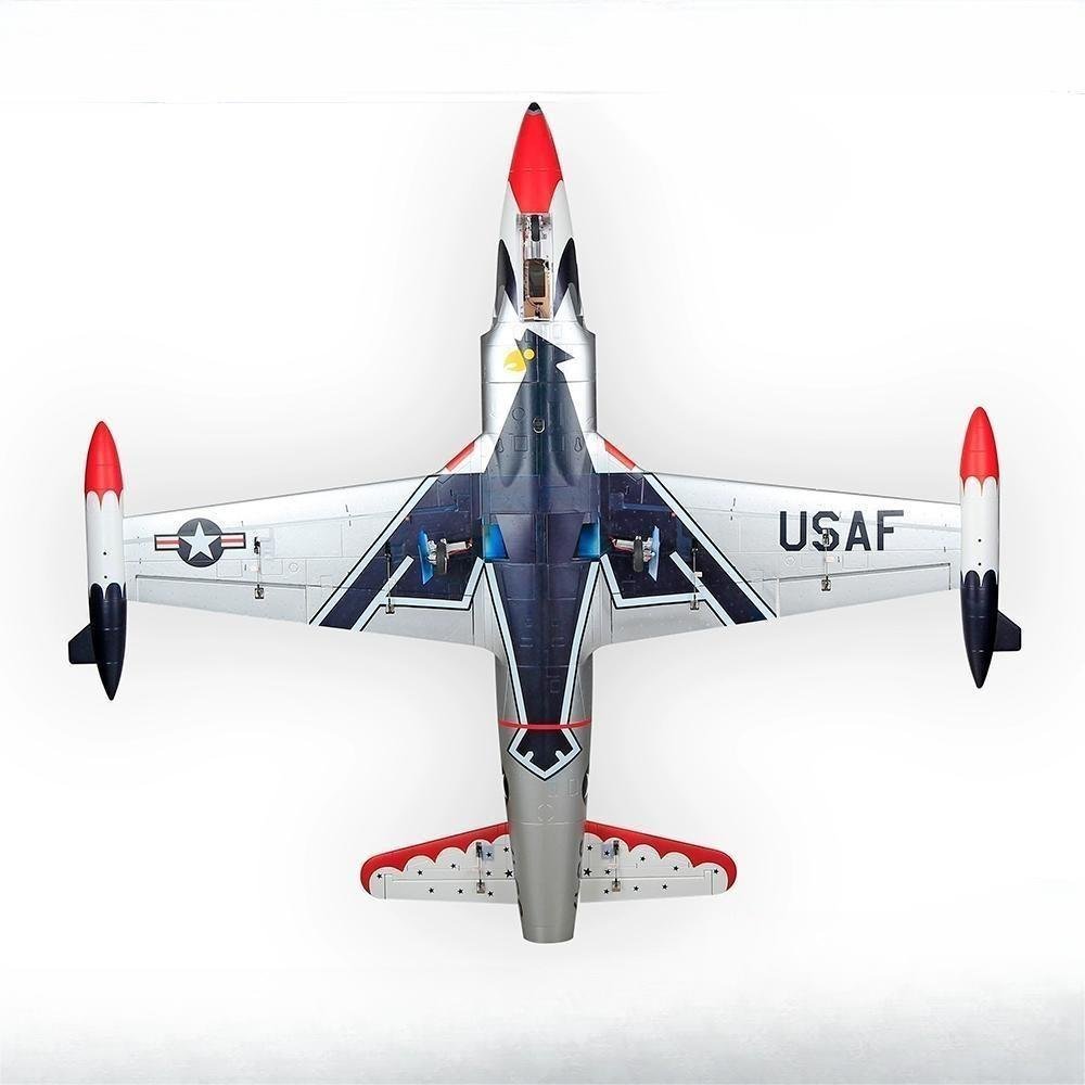 2018mm Jet-powered remote control fixed-wing aircraft KIT PNP T-33 Trainer Jet Turbine Version Thunderbird livery