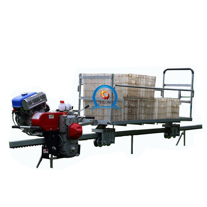 hot sale single track transport aircraft factory priced rail transport vehicles for the farm hilly rail transporter