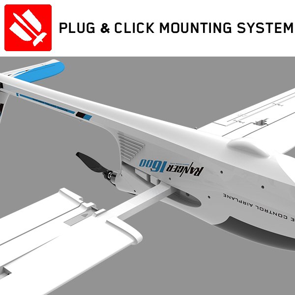 Four Channel FPV Airplane With 1.6 Meter Wingspan And Unibody Plastic Fuselage (757-7) PNP